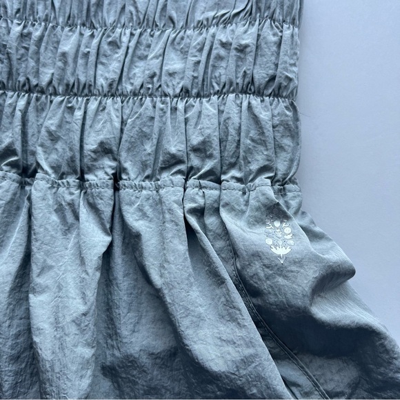 Free People Movement • The Way Home Shorts Arctic Mist Gray Silver Size Small - Picture 6 of 11